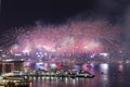 Hong Kong Colorful Firework at Victoria Harbour