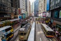 Hong Kong crowded street view Royalty Free Stock Photo