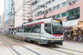 Hong Kong MTR Light Rail. The system operates over 1435mm standard gauge gauge track in Hong Kong.