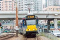 Hong Kong MTR Light Rail. The system operates over 1435mm standard gauge gauge track in Hong Kong.