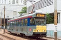 Hong Kong MTR Light Rail. The system operates over 1435mm standard gauge gauge track in Hong Kong.