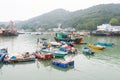 Tai O Fishing village. a famous historic site in Lantau Island, Hong Kong. Royalty Free Stock Photo