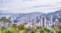 Scenic view of Victoria Harbour, Hong Kong Royalty Free Stock Photo