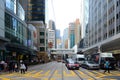 Hong Kong Des Voeux Road Central Royalty Free Stock Photo