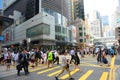 Hong Kong Des Voeux Road Central Royalty Free Stock Photo