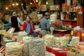 Hong Kong: Des Voeux Road Food Shop Royalty Free Stock Photo