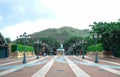 Hong Kong Disneyland entrance that leads to the park