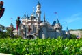 HONG KONG DISNEYLAND. Sleeping Beauty`s castle in Hong Kong Disneyland Royalty Free Stock Photo