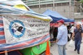 Hong Kong Dock Worker Strike Royalty Free Stock Photo