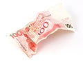 Hong Kong Dollar 100 Note Royalty Free Stock Photo