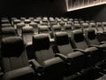 Hong kong empty cinema seats Royalty Free Stock Photo