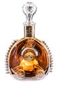 HONG KONG, February 6, 2019: Louis XIII is cognac with tribute to King Louis XIII of France, the reigning monarch when the Remy Royalty Free Stock Photo