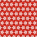 Hong Kong flag element chevron seamless pattern