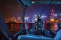 Hong Kong Helicopter panorama Royalty Free Stock Photo
