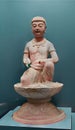 Hong Kong Heritage Museum Ancient Tang Dunhuang Wooden Buddha Figure Bodhisattva Sculpture Antique Chinese Buddhist Mogao Caves