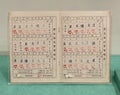 Hong Kong History Museum Antique kindergarten Student Primary School Report Card Booklet Rabbit Record Retro Communication