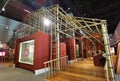 Hong Kong History Museum Bamboo Scaffold Architecture Chinese Opera Stage Structure Construction Building Exterior Royalty Free Stock Photo