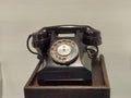 Hong Kong History Museum Retro Telephone Antique Telecommunication Device Ancient Old Fashion Dial Home Phone Royalty Free Stock Photo