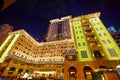 The Hong Kong hotel night scape Royalty Free Stock Photo
