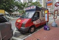 Hong Kong Ice-cream Truck Parking Mobile Softee Soft Creamy Milk Dairy Scope Chill Snack Food