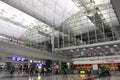 Hong Kong International Airport interior in Chep Lap Kok, Hong Kong Royalty Free Stock Photo