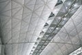 a Hong Kong international airport, Interior view 8 April 2012 Royalty Free Stock Photo