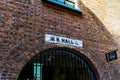 Hong Kong - January 18 2020 : The B HALL, Former Victoria Prison in Tai Kwun, Central, Low Angle View