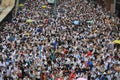 June 9 2019: the crowd protest in the rally. More than 150,000 protesters