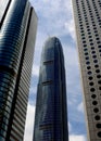 HONG KONG - June 28. 2014: International Finance Center. International Finance Center IFC is a skyscraper integrated commercial Royalty Free Stock Photo