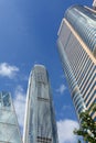 HONG KONG - June 28. 2014: International Finance Center. International Finance Center IFC is a skyscraper integrated commercial Royalty Free Stock Photo