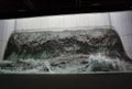 Hong Kong K11 Arte M Eternal Nature Atelier Colorful Audio Visual Projection Water Splashing Entrapped Enormous Gushing Wave Art