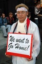 Hong Kong: Korean Protesting WTO