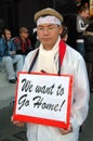 Hong Kong:Korean Protesting WTO Meeting