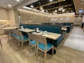 Hong Kong Kowloon Mongkok East New Century Shopping Mall Moko King`s Bistro Dim Sum Restaurant Cantonese Food Interior Design Deco