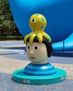 Hong Kong Kowloon Tsuen Wan Park Andy Rementer Sculpture Cartoon Figure Outdoor Art Installation