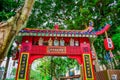 HONG KONG: Kwun Yam Shrine temple, a Taoist shrine at the southeastern end of Repulse Bay, Hong Kong Island