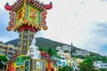 HONG KONG: Kwun Yam Shrine temple, a Taoist shrine at the southeastern end of Repulse Bay, Hong Kong Island