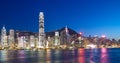 Hong Kong Landmarks at Night