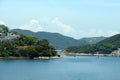 Hong Kong Landscapes of parks, embankments, seaside bay. Royalty Free Stock Photo