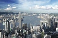 Hong Kong in low saturation Royalty Free Stock Photo