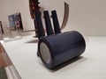Hong Kong M+ Museum Designer Furniture Satyendra Pakhale RCCC Roll Carbon Ceramic Chair Fixture Ceramic Carbon Fibre Coating