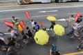 2015 Hong Kong march event of 26th anniversary of Tiananmen Square protests of 1989