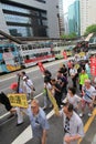 Car, infrastructure, vehicle, urban, area, pedestrian, crowd, protest, city, street, demonstration, recreation, public, event, lan