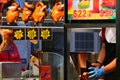 Hong Kong Market selling barbecue meat