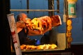 Hong Kong Market selling barbecue meat