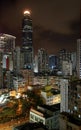 Hong Kong by night Royalty Free Stock Photo