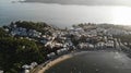 Hong kong outlying island peng chau aerial view