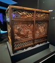 Hong Kong Palace Museum Ming Furniture Huanghuali Wood Antique Carvings Emperor Decoration Chinese Wooden Container