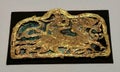 Hong Kong Palace Museum Northern Wei Dynasty Antique Seahorse Design Gold Jewelry Ornament Accessory