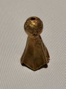 Hong Kong Palace Museum Tubo Dynasty Antique Tassel Cap Figure Doll Gold Precious Metal Fashion Accessory Jewelry Design